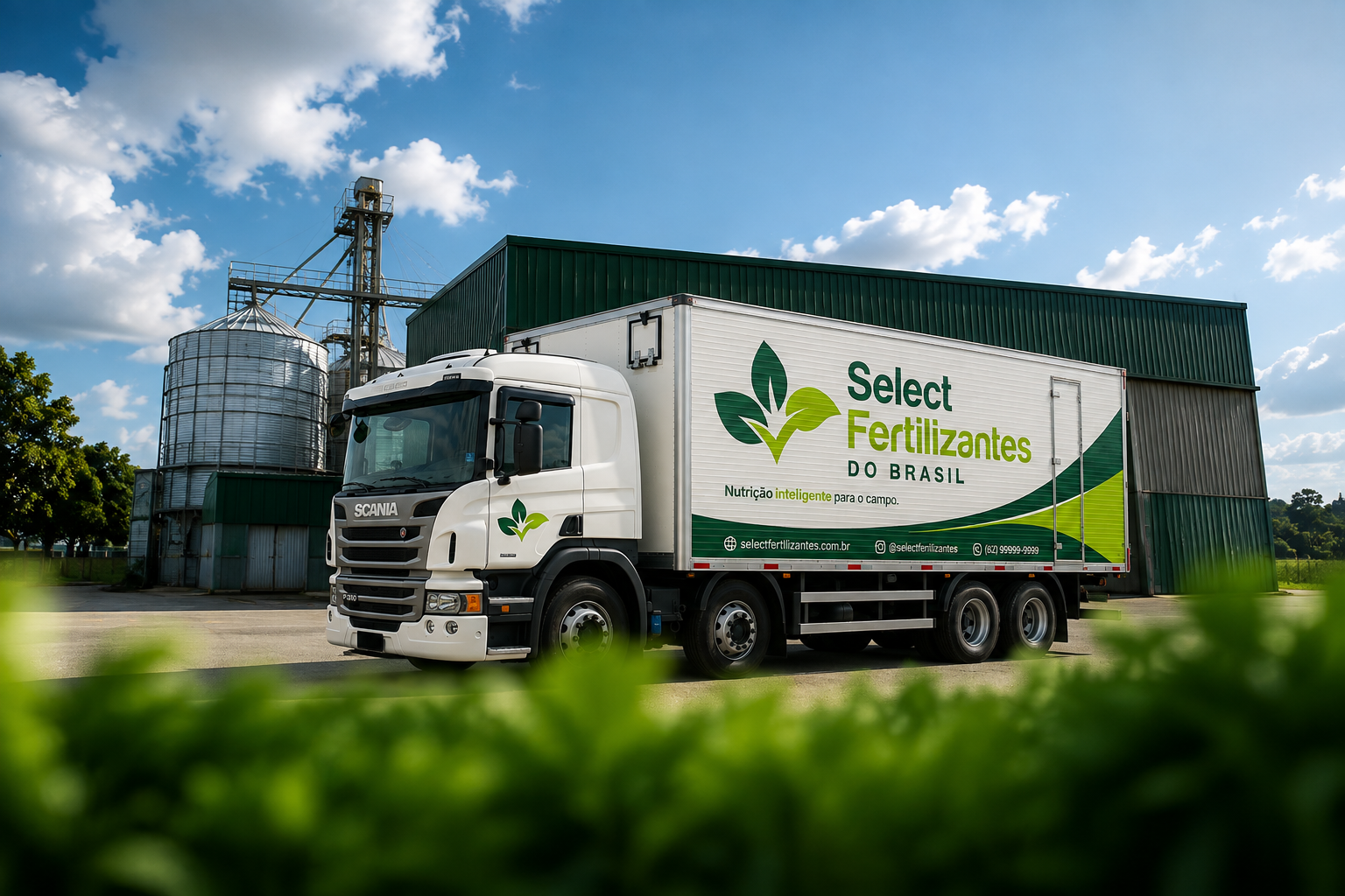 Caminhão da Select Fertilizantes do Brasil